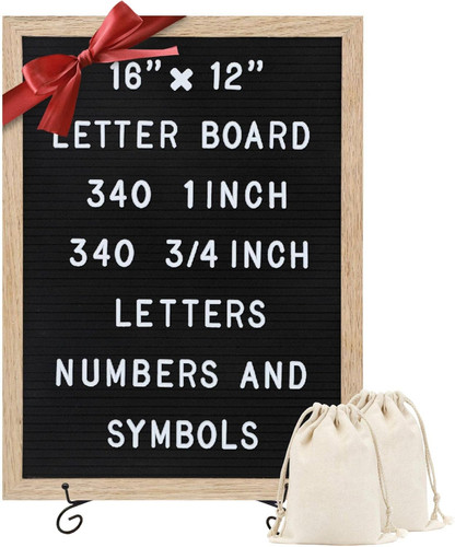 Felt letter board - letter, inch